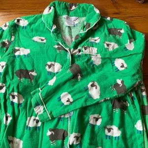 The company store two piece flannel pajama set